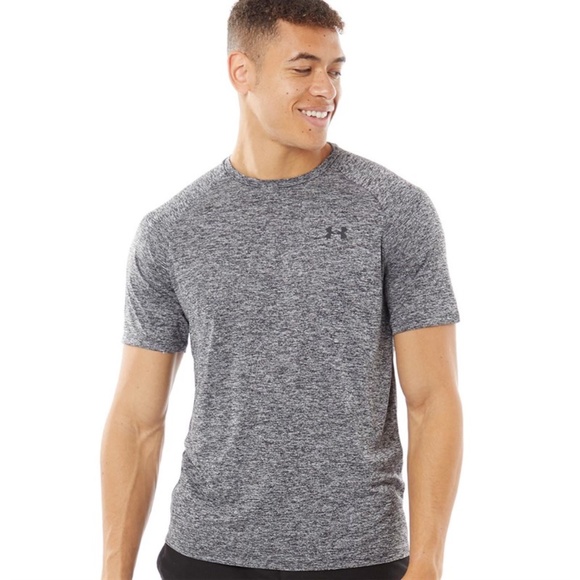 Under Armour UA Tech 2.0 Short Sleeve Heatgear T-Shirt Black Twist Men’s Size XL - Picture 14 of 14